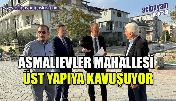 Asmalıevler
                    mahallesi rahata
                    kavuşuyor